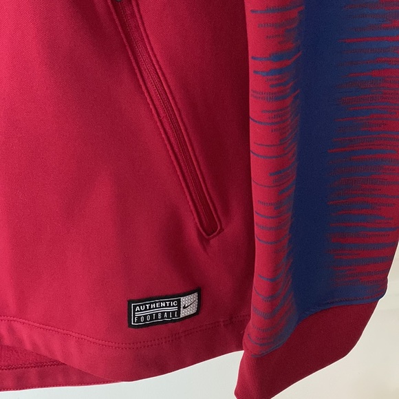 Junior Nike FC Barcelona Jacket FB Deep Maroon/Blue - Picture 7 of 9